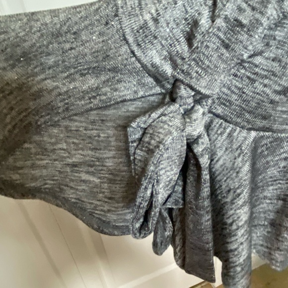 Nygard Grey Black Silver Glitter Holiday Festive Party Top- Sz-3X - Picture 10 of 16